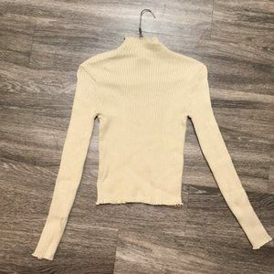 Fitted Long Sleeve Turtle Neck Size S Never Worn